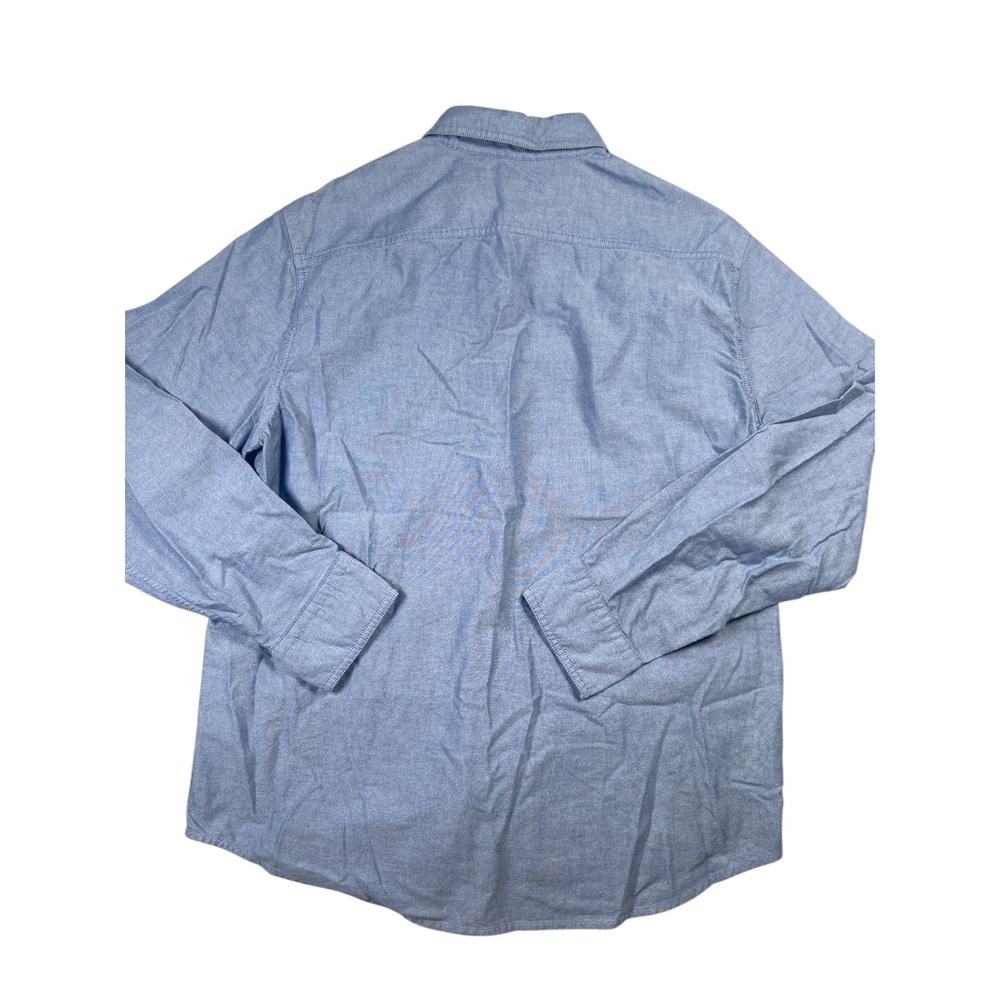 Levi's Shirt Men's Large Blue Standard Fit Pocket Long Sleeve Button-Up Classic - Picture 2 of 11